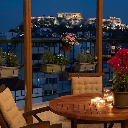 Ferienwohnung Mosaics Astonishing Acropolis View Aprtm Athen Exterior foto