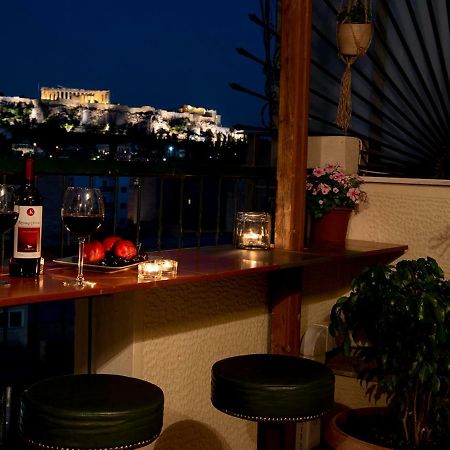Ferienwohnung Mosaics Astonishing Acropolis View Aprtm Athen Exterior foto