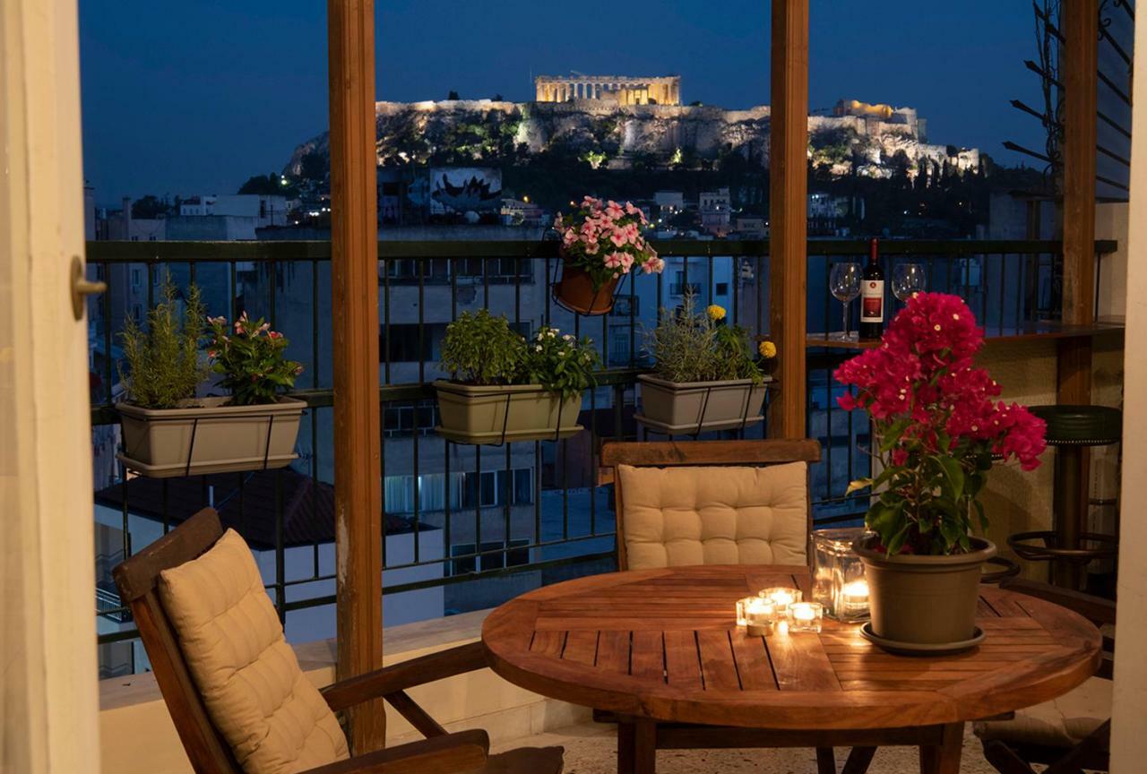 Ferienwohnung Mosaics Astonishing Acropolis View Aprtm Athen Exterior foto